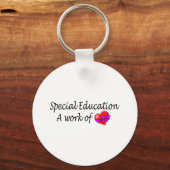 Porte-clés L'Éducation Spéciale Un Travail D'Amour (Recto)