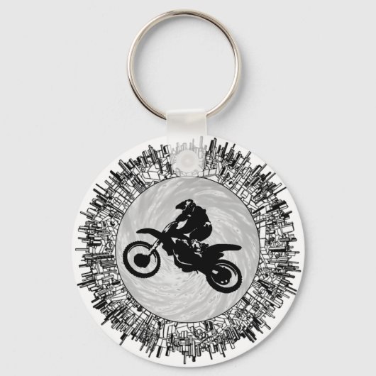 PORTE-CLÉS L'EFFET MOTOCROSS (Recto)