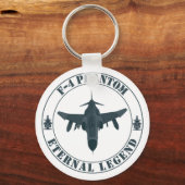 Porte-clés Légendaire avion de chasse fantôme F-4 (Recto)