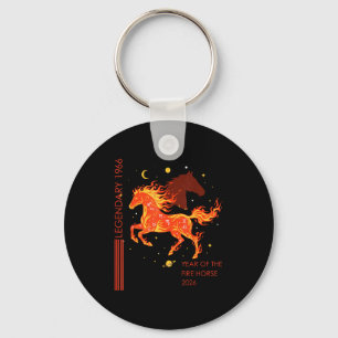 Porte-clés Légendaire cheval de feu 1966 60e anniversaire 202