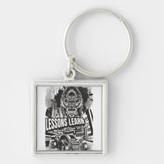 Porte-clés Legendary Gorilla Lessons Learn Keychain (Devant)