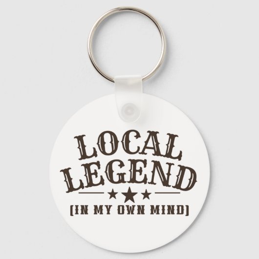 Porte-clés Légende locale (dans mon propre esprit) Graphisme (Recto)