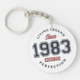 Porte-clés Légende vivante 1983 Âgé à la perfection