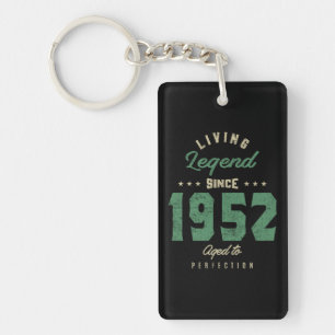 Porte-clés Légendes Depuis 1952 Cadeau Anniversaire