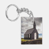 Porte-clés L'Église Noire De Budir, Islande (Devant gauche)
