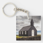 Porte-clés L'Église Noire De Budir, Islande (Devant)