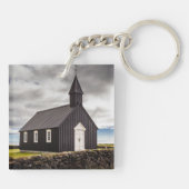 Porte-clés L'Église Noire De Budir, Islande (Dos)
