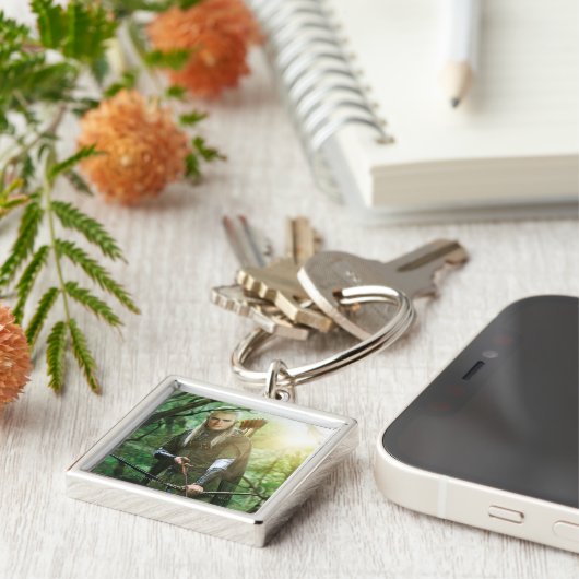 Porte-clés LEGOLAS GREENLEAF™ avec arc (Côté)