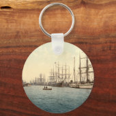Porte-clés L'Elbe, Hambourg, Allemagne (Recto)