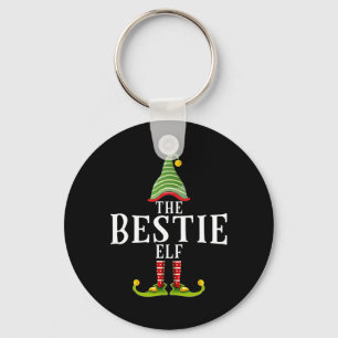 Porte-clés L'Elf Meilleur Copain Drôle de Pyjama de Noël Corr