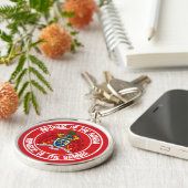 Porte-clés L'Emblème Rond Gambien (Côté)