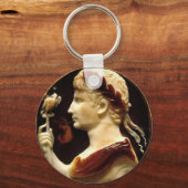 Porte-clés L'empereur romain Octavian Augustus Cameo Art anci (Recto)