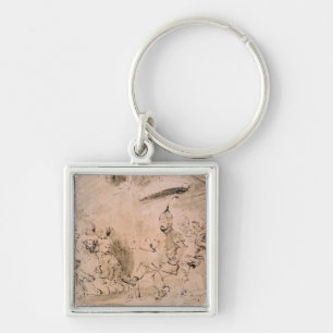 Porte-clés L'empereur Tamerlan sur son trône