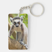 Porte-clés Lémurien à anneaux bébé (Dos)