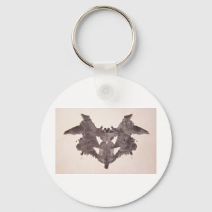 Porte-clés L'encre d'essai de Rorschach éponge la