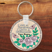 Porte-clés L'enseignant fait la différence porte - clé (Recto)