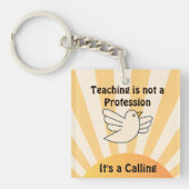 Porte-clés L'enseignement est un Porte - clé acrylique appela (Devant)