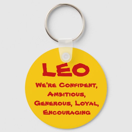 PORTE-CLÉS LEO (Recto)