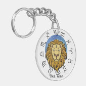 Porte-clés Leo Aries Zodiac Acrylic Keychain (Devant gauche)
