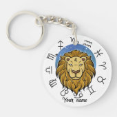 Porte-clés Leo Aries Zodiac Acrylic Keychain (Devant)