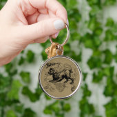 Porte-clés Leo Constellation Carte Hevelius vers 1690 (Main)