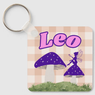 Porte-clés Leo Cottagecore esthétique Fairy Musroom Design