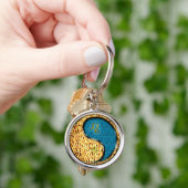 Porte-clés Léo et singe de l'eau (main)