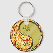 Porte-clés Léo et tigre métallique (Verso)