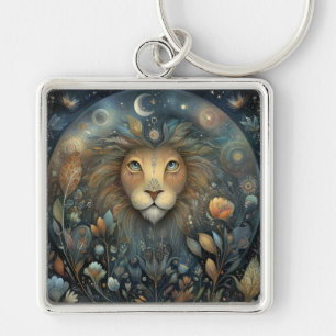 Porte-clés Léo Lion Zodiaque Astrologie Anniversaire Mystique