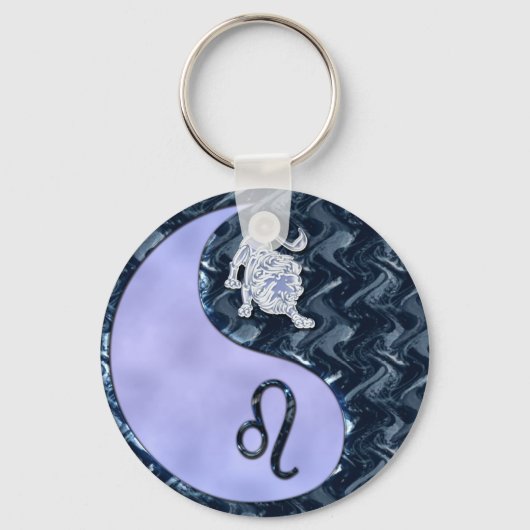 Porte-clés Leo Yin Yang (Recto)