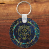 Porte-clés Leo Zodiac or balone sur Constellation (Recto)