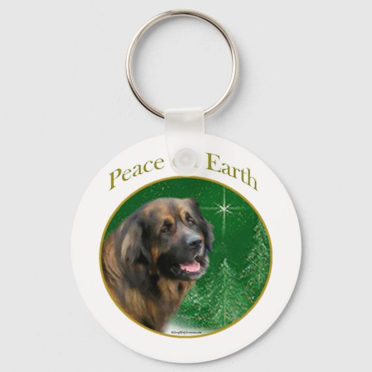 Porte-clés Leonberger Peace (Recto)