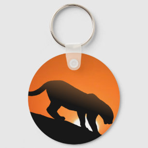 Porte-clés Leopard dans l'arbre