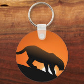 Porte-clés Leopard dans l'arbre (Recto)