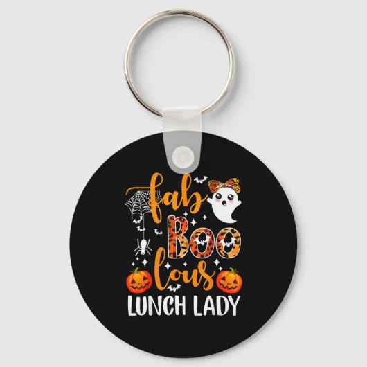 Porte-clés Leopard Fab Boo Lous Lunch Lady Matching Group Tee (Recto)