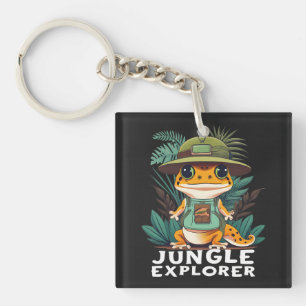 Porte-clés Leopard Gecko Jungle Explorer : dévoiler le monde 
