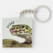 Porte-clés Leopard Gecko Lizard Porte - clé personnalisé (Dos)