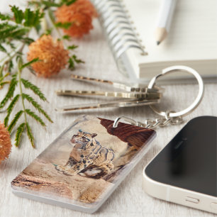 Porte-clés léopard nébuleux image nature faune exotique
