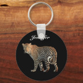Porte-clés Leopard personnalisé (Recto)