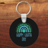 Porte-clés Leopard Rainbow Planet Happy Jour des terres migno (Recto)