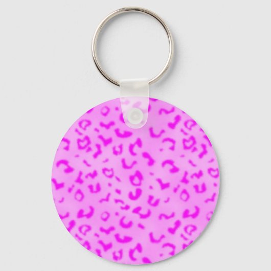 Porte-clés léopard rose (Recto)