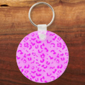 Porte-clés léopard rose (Recto)
