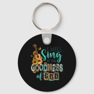 Porte-clés Leopard Tournesol Christian Je Chanterai De Goodne