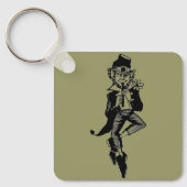 Porte-clés Leprechaun avec Flûte (Recto)