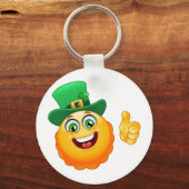 Porte-clés leprechaun emoji (Recto)