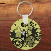 Porte-clés Leprechaun en noir (Recto)