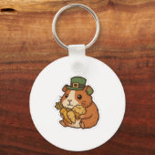 Porte-clés Leprechaun Guinea Pig St.Patrick's Day (Verso)
