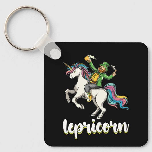 Porte-clés Lepricorn Leprechaun Unicorn St Patrick's Day (Recto)