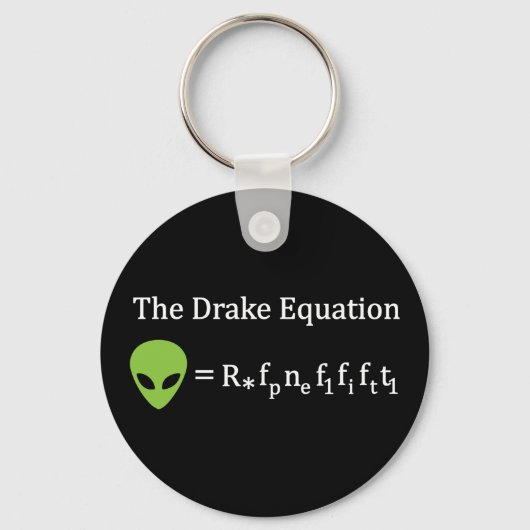 Porte-clés L'équation Drake (Recto)