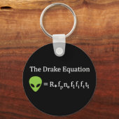 Porte-clés L'équation Drake (Recto)